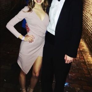 Wrap body con dress